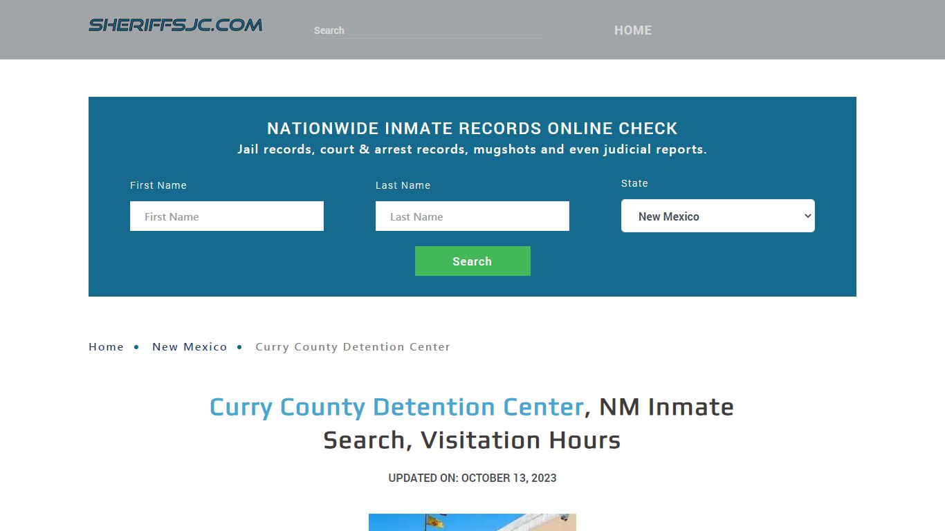 Curry County Detention Center, NM Inmate Search, Visitation Hours